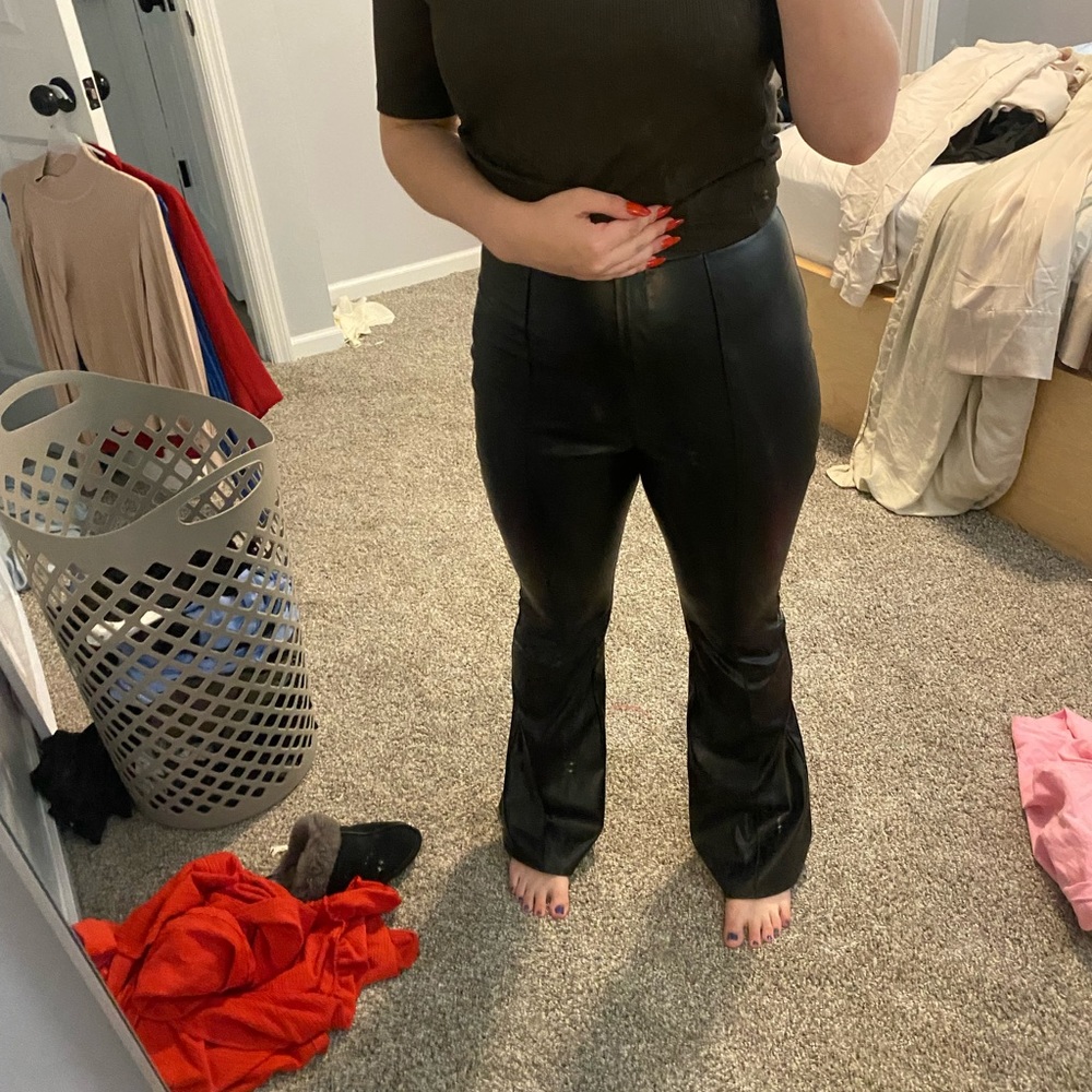 ASOS design pleather pants